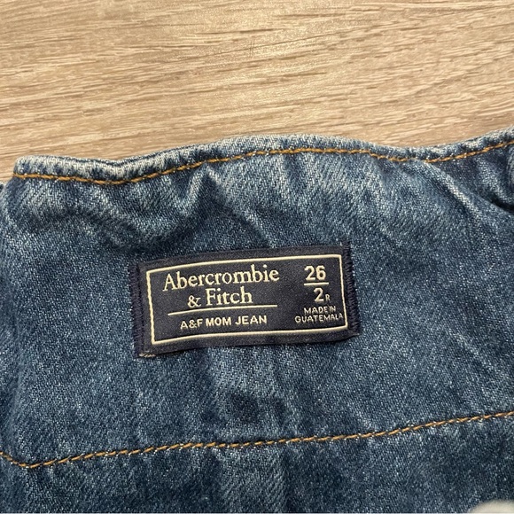 Abercrombie and Fitch A&F Mom Jeans with Ties Size 26 | 2R - Picture 3 of 7